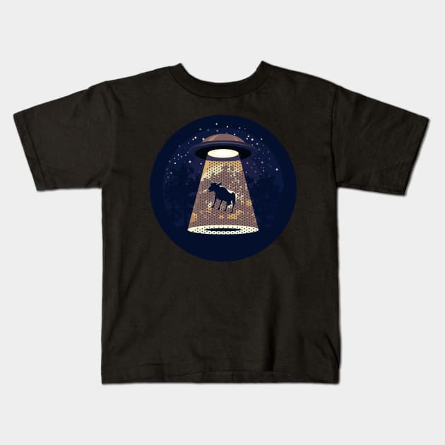 Beware UFO II Kids T-Shirt by yulia-rb